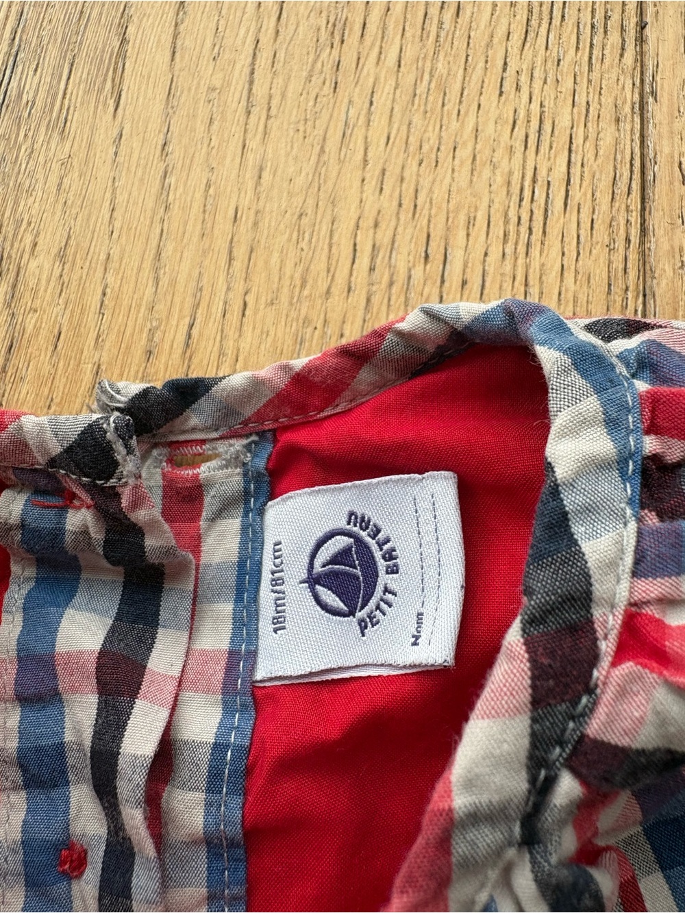 Petit Bateau Plaid Dress - Picture 3 of 4